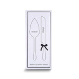 Stainless Steel FOREVER and ALWAYS Cake Serving Set
