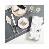 Stainless Steel FOREVER and ALWAYS Cake Serving Set