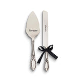 Stainless Steel FOREVER and ALWAYS Cake Serving Set