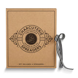 Charcuterie Spreaders Set of 4 Stainless Steel Cheese Knives with Plastic Handles