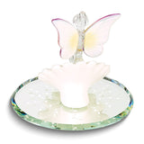 Glass Baron Daisy with Sunburst Fairy Handcrafted Glass Figurine