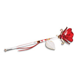 Glass Baron MY WIFE MY LOVE MY BEST FRIEND Red Rose Handcrafted Glass Figurine