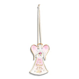 Glass Baron Angel I'M SO BLESSED TO HAVE YOU IN MY LIFE with Red Crystal Heart Ornament