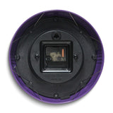 Retro Purple Metal Quartz Wall Clock with Silent Movement