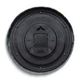 Faux Slate Stone Indoor and Outdoor Wall Clock with Thermometer