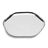 Elegance Stainless Steel Small Organic Serving Tray