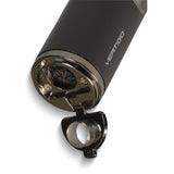 Vertigo Eloquence Black and Gunmetal Quad Torch Flame Free-Standing Lighter with Fold-out Cigar Punch