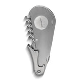 Vertigo Silver-tone Metal Cigar Buddy 54-Ring Gauge Cigar Cutter/Corkscrew/Bottle Opener/Knife