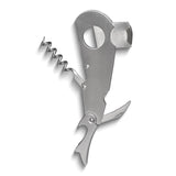 Vertigo Silver-tone Metal Cigar Buddy 54-Ring Gauge Cigar Cutter/Corkscrew/Bottle Opener/Knife