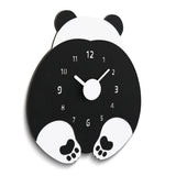 Black and White Panda Quartz Wall Clock
