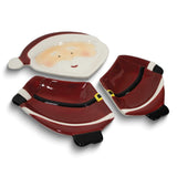 Santa Three Piece Pull Apart Ceramic Server