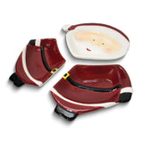 Santa Three Piece Pull Apart Ceramic Server