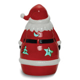 Santa LED Lighted Ceramic Lantern