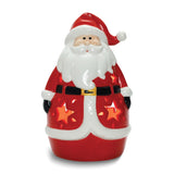 Santa LED Lighted Ceramic Lantern