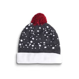 LET IT SNOW Reindeer LED Lighted Beanie Hat