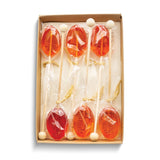 Orange Honey Flavored Pack of Six Drink Stirrers