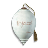Neqwa Art REJOICE by Susan Winget Hand-painted Glass Ornament