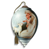 Neqwa Art REJOICE by Susan Winget Hand-painted Glass Ornament