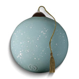 Neqwa Art VERY MERRY Cardinal by Katie Doucette Hand-painted Glass Ornament