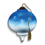 Neqwa Art Cuddling Kittens by Sarah Summers Hand-painted Glass Ornament