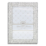 Juliet Silver-tone Crystal 4x6 Photo Frame