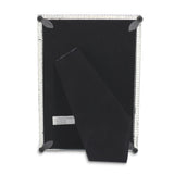 Sarah Silver-tone Beaded and Crystal 4x6 Photo Frame