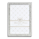 Sarah Silver-tone Beaded and Crystal 4x6 Photo Frame