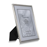 Pewter Brushed and Beaded 8x10 Photo Frame