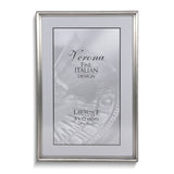 Pewter Brushed and Beaded 8x12 Photo Frame