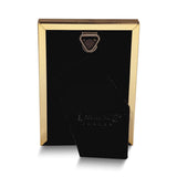 Gold-tone Polished Beaded 2x3 Photo Frame