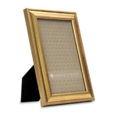 Gold-tone Beaded Edge 4x6 Photo Frame