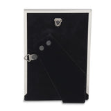 Silver-tone Navy Enamel 4x6 Photo Frame