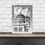 Silver-tone Satin Chloe Contemporary 4x6 Photo Frame