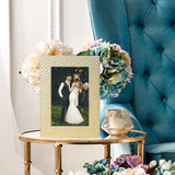 Hammered Gold-tone 5x7 Metal Photo Frame