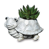 Stone Resin Mini Turtle Pudgy Planter