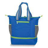 Helix Blue Ripstop Nylon Expandable Insulated Cooler Backpack