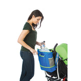 Helix Blue Ripstop Nylon Expandable Insulated Cooler Backpack