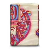 Zippo 540 White Matte Trippy Man Lighter