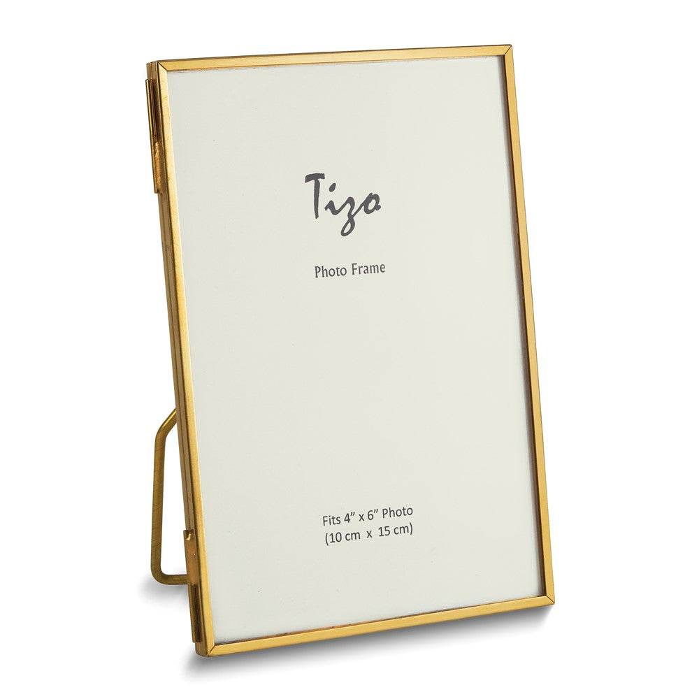 Brass Narrow 4x6 Photo Frame Nubo Watches