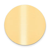 1 1/4 x 1 1/4 Round Satin Brass Plates-Set of 6