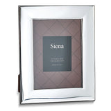 Bilaminate Sterling Silver Wide Plain 5x7 Frame