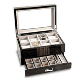 Lacquered Wenge Wood Finish 8-Watch Case