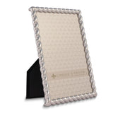Silver-tone Rope 4x6 Metal Frame