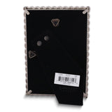 Silver-tone Rope 4x6 Metal Frame
