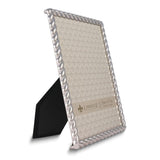 Silver-tone Rope 5x7 Metal Frame