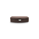 Brown Faux Leather Six Watch Case