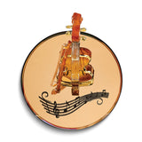 Violin Handcrafted Glass Figurine