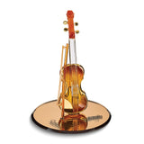 Violin Handcrafted Glass Figurine