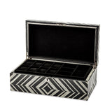 Brazilian Wild Walnut Veneer Locking Jewelry Box
