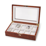 Rosewood w/Window Top 10-Watch Case